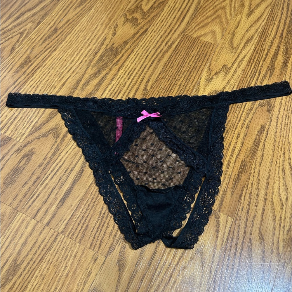 Seven til Midnight Black Lace Panties